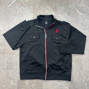 Vintage Avirex‎ Jacket Mens XL Full Zip Warm Up Track Coat Embroidered Hip Hop